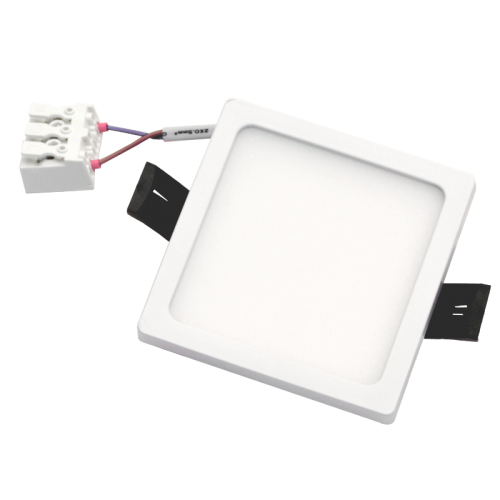 8W square, recessed LED panel SPLIT